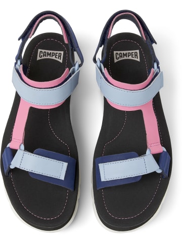 Camper Sandalen " Oruga Up " in Blau / Rosa