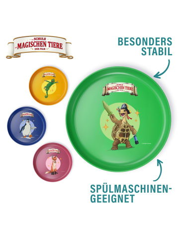 AWAVE Die Schule der Magischen Tiere Teller Set | 4tlg. | rPET in Bunt