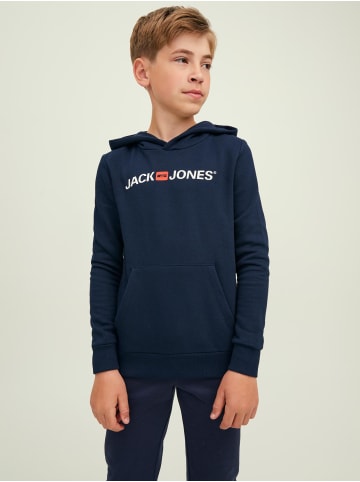Jack & Jones Hoodie Kapuzen Pullover Sweater Basic JJECORP in Blau