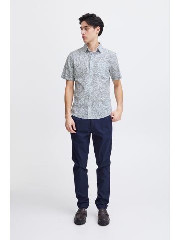 CASUAL FRIDAY Kurzarmhemd CFAnton SS AOP leaves shirt in Blau