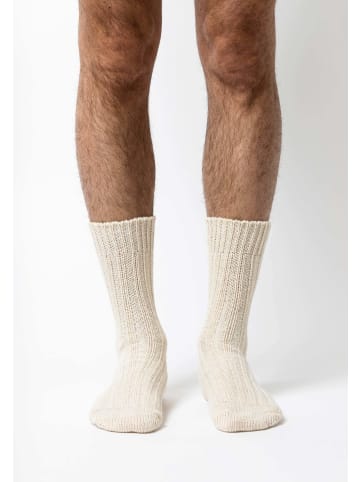 SNOCKS Norweger Socken in Mix (Offwhite/Braun)