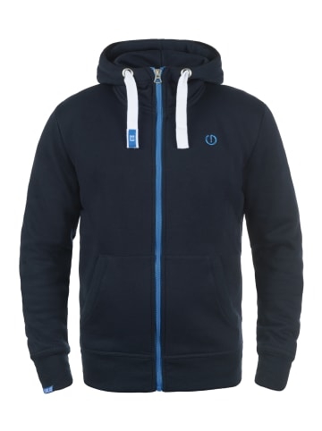 !SOLID Kapuzensweatjacke SDBenn High Neck Zip-Hoodie in Blau