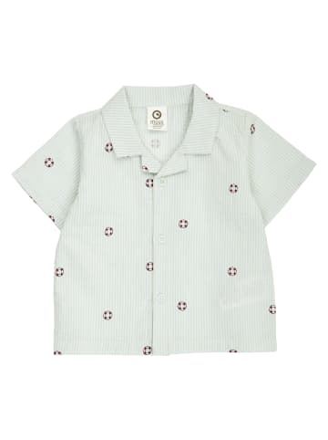 müsli Babyshirt in Tofu/ Ocean/ Mineral red