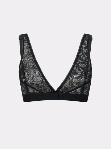 Erlich Textil  ICONIC LACE PLUNGE BH in schatten schwarz