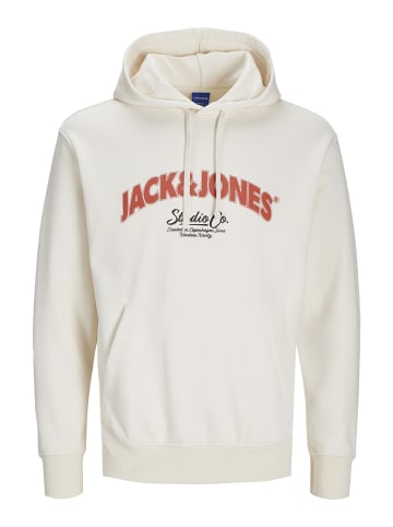 Jack & Jones Kapuzenpullover in Antique White