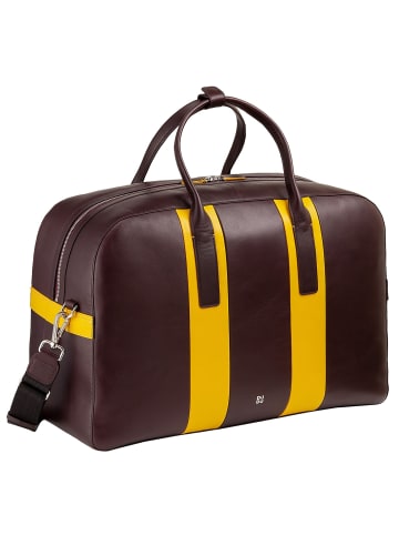 DuDu Weekender Reisetasche Leder 49 cm burgundy