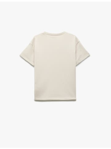 KOTON T-shirt in Beige