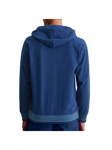 Marc O'Polo Heavy Jersey Zipper Hoody in Dunkelblau