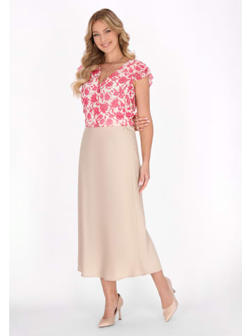 faina Women Blouse in pink white