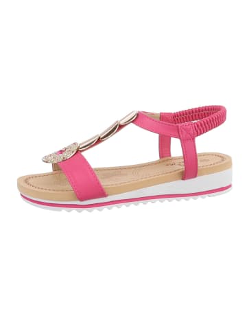 Ital-Design Sandale & Sandalette in Pink