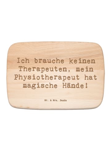 Mr. & Mrs. Panda Schneidebrett Holz Spruch Magische Hände Physio... in Transparent