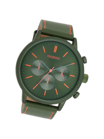 Oozoo Armbanduhr Oozoo Timepieces grün extra groß (ca. 50mm)