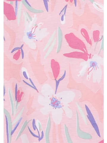 VIVANCE DREAMS Pyjamaoberteil in rosa geblümt