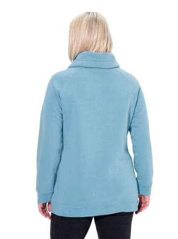 Ulla Popken Sweatshirt in himmelblau