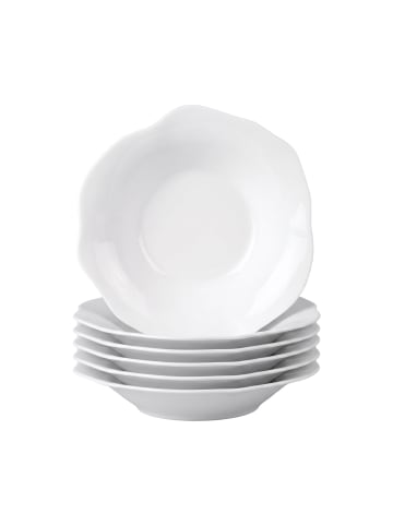 6er Set Suppenteller Pura in Weiß ø 25,4 cm