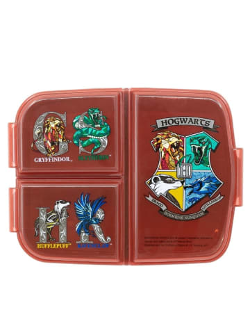 Harry Potter Harry Potter Kinder Brotdose – Lunchbox mit 3 Fächern & tollem Design in Rot