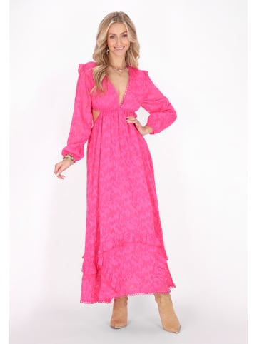 IZIA Women Dress in fuchsia