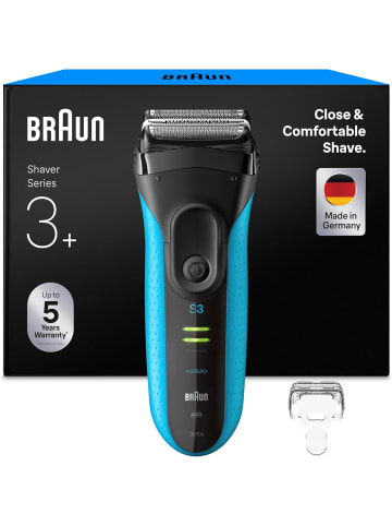 Braun Series 3+ Rasierer Herren Elektrisch Elektrorasierer Rasierapparat Blau
