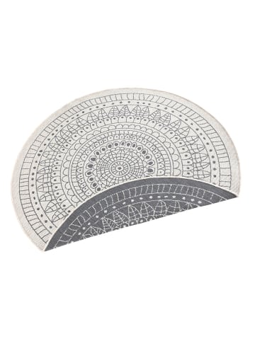 Indoor Outdoor Wendeteppich Porto in Grau Creme