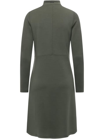 ragwear A-Linien-Kleid Leavie in Dark Olive