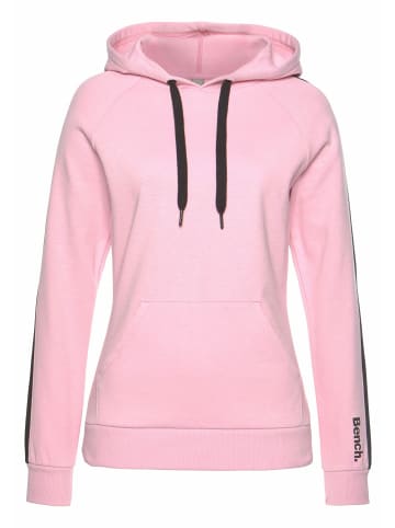 Bench Kapuzensweatshirt in rosa-schwarz