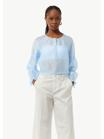 comma Bluse in 5324_himmelblau