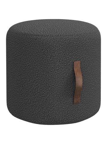 HOMCOM Fußhocker in Dunkelgrau 48L x 48B x 45H cm