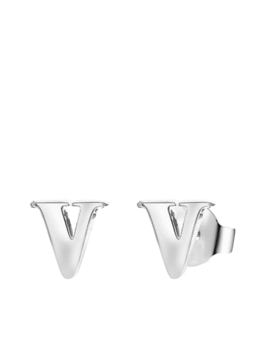 Lucardi Ohrringe "Buchstabe V"