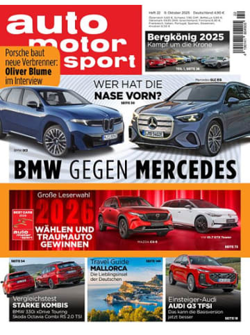 Hubert Burda Media 13 x AUTO MOTOR UND SPORT Zeitschrift (Gutschein für Halbjahres Abo)