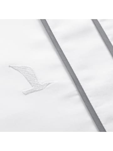 Möve Bettwäsche Noblesse in white/grey