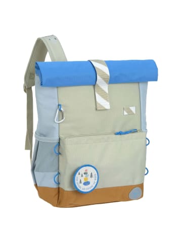 Lässig Sunny Explorer - Rolltop Kinderrucksack Medium 39 cm (green/blue) in green/blue