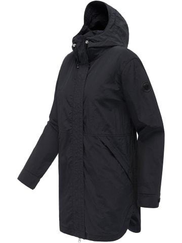 ragwear Kurzmantel Lamyja A in Black