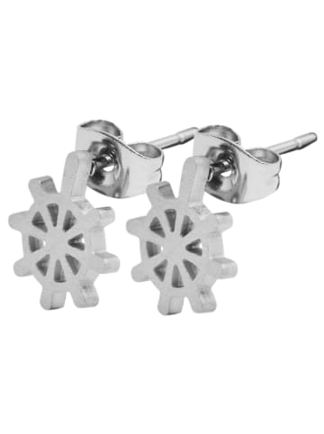 Adeliás Damen Halskette – Ankerkette aus Edelstahl 43 cm in silber