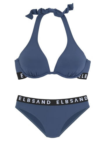 ELBSAND Bügel-Bikini in rauchblau