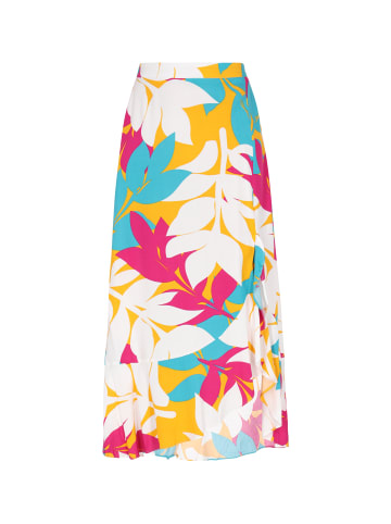IZIA Women Skirt in yellow multicolor