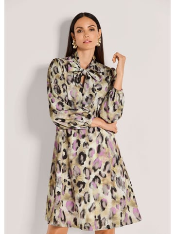 MADELEINE Fließendes Design mit Animal-Print in schwarz / malve / multicolor