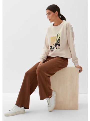 s.Oliver Sweatshirt langarm in Beige