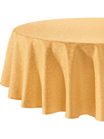 Erwin Müller Jacquard Tischdecke Hamm in mango
