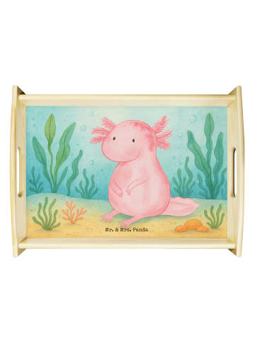 Mr. & Mrs. Panda Tablett Axolotl Niedlich Design ohne Spruch in Weiß