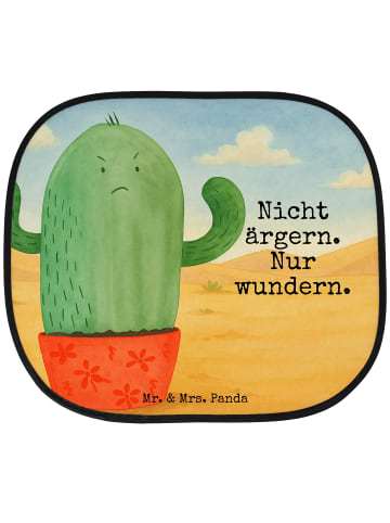 Auto Sonnenblende Kaktus Wut Design mit Spruch in Weiß