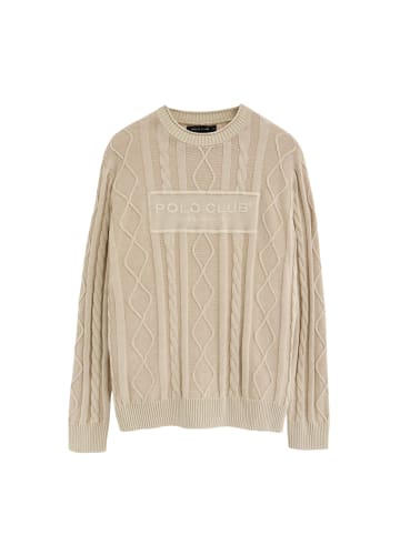 Polo Club Pullover in Beige