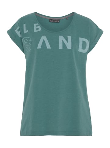 ELBSAND T-Shirt in petrol