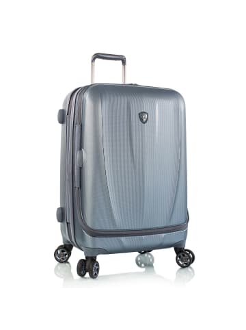 Heys Vantage 4 Rollen Trolley M 66 cm mit Dehnfalte in slate blue