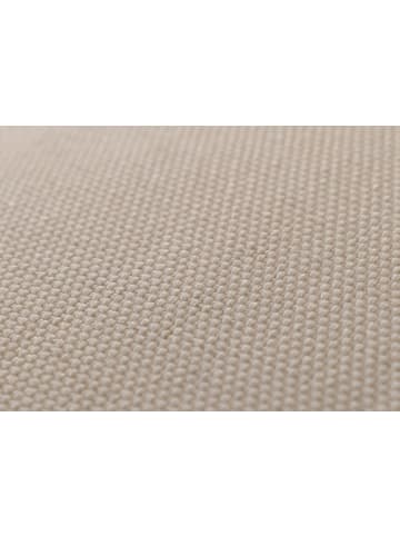 MCW 2er-Set Gartenstuhl Q38 Seilgeflecht, Gestell hellgrau, Polster creme