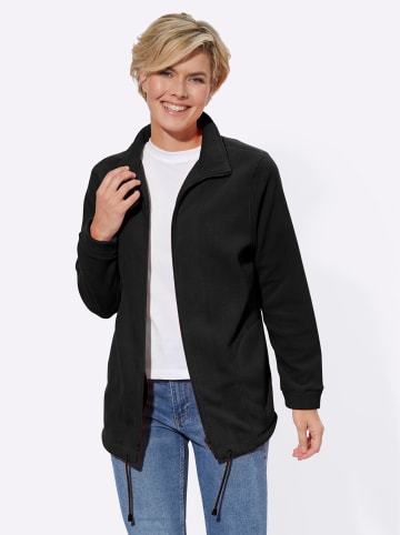 WITT WEIDEN Fleece-Jacke in schwarz