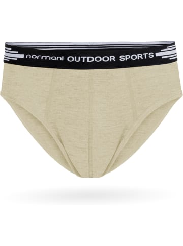 Normani Outdoor Sports 3er Pack Herren Merino Slip in Wollweiß