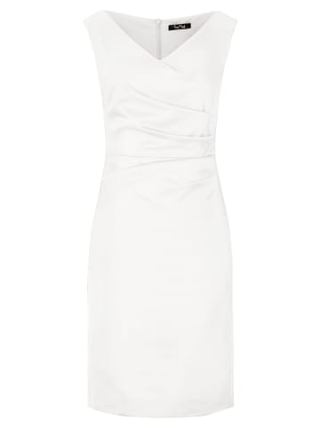 Vera Mont Etuikleid mit Raffung in Rohweiß