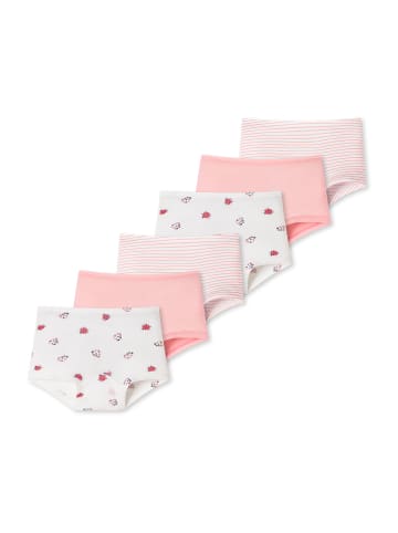 Schiesser Panty 95/5 Organic Cotton in rosa, weiß