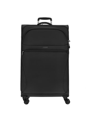 D&N Travel Line 9104 - 4-Rollen-Trolley L 78 cm erw. (bordeaux) in schwarz