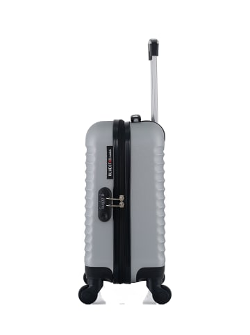BlueStar Handgepäck Koffer BRAZILIA in Grau (26L)